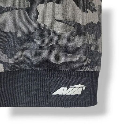 NEW Avia Activewear Women's Medium Support Sports Bra in Black Camo Size Small - Picture 9 of 12